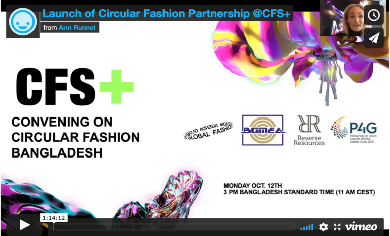 Launch of Circular Fashion Partnership